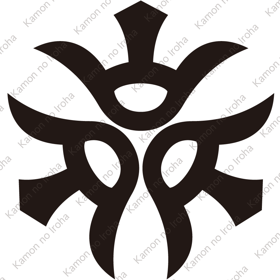 尻合せ三つ山の字紋