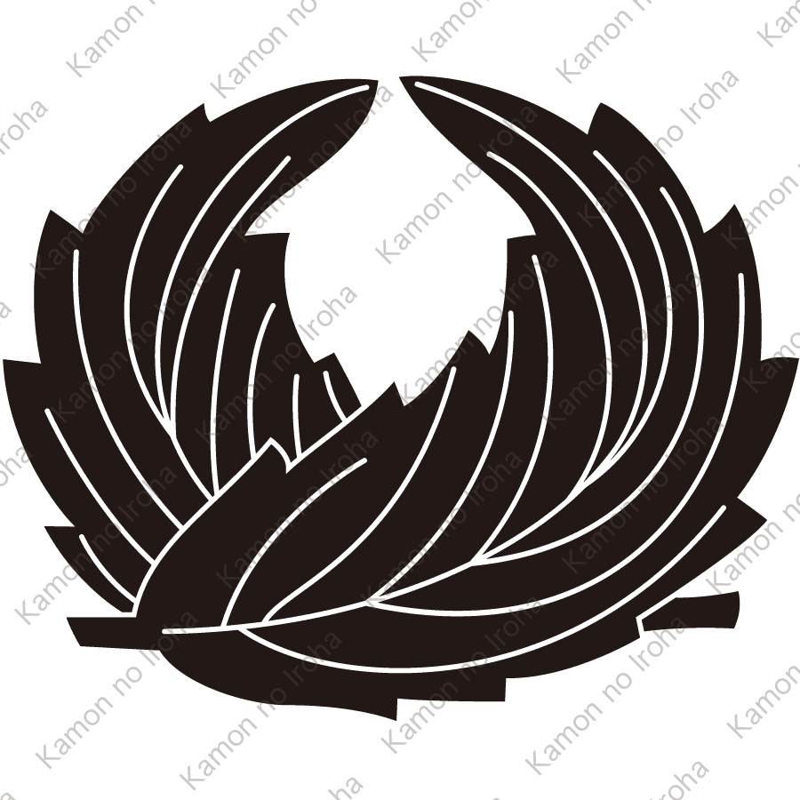 反り違い鬼柏紋