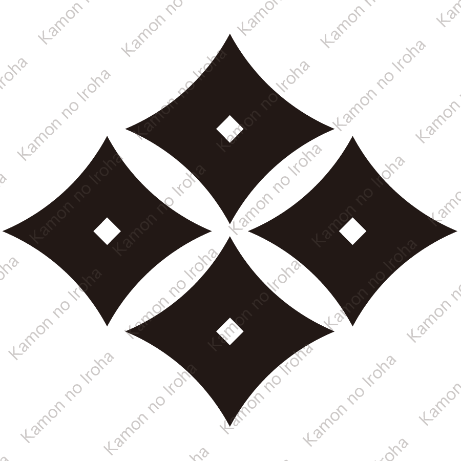 反り四つ目菱紋