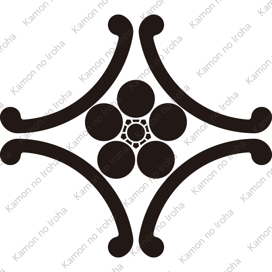 外鐶菱に梅鉢紋