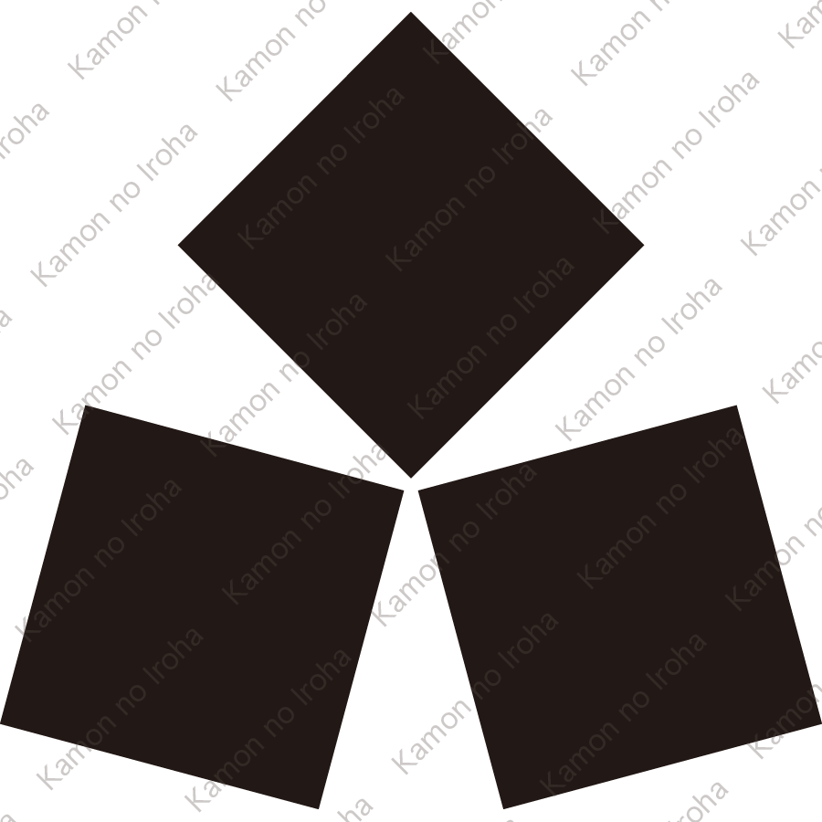 隅合せ三つ石紋