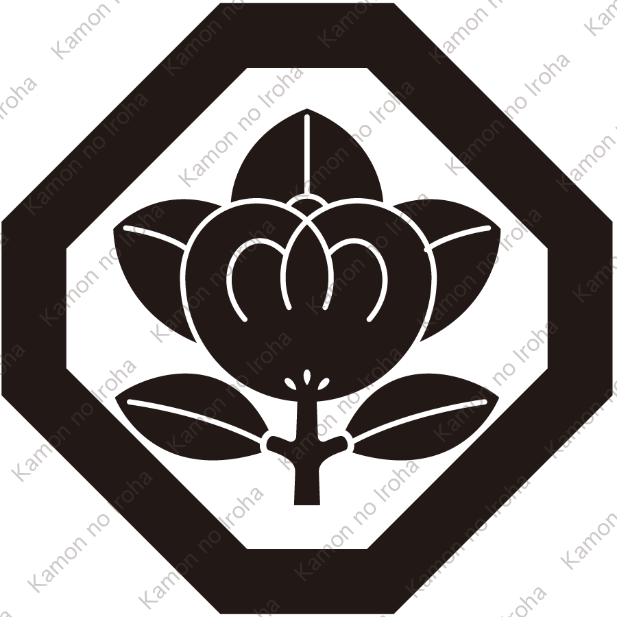 隅切り角に橘紋