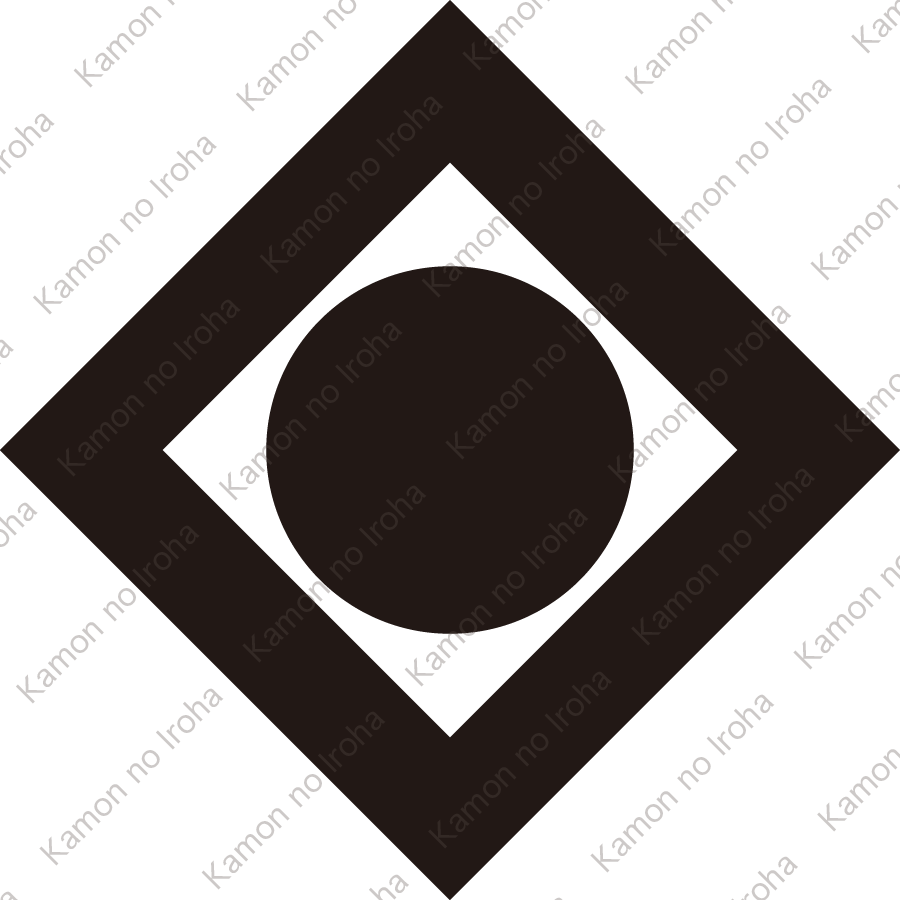 隅立て角に一つ星紋