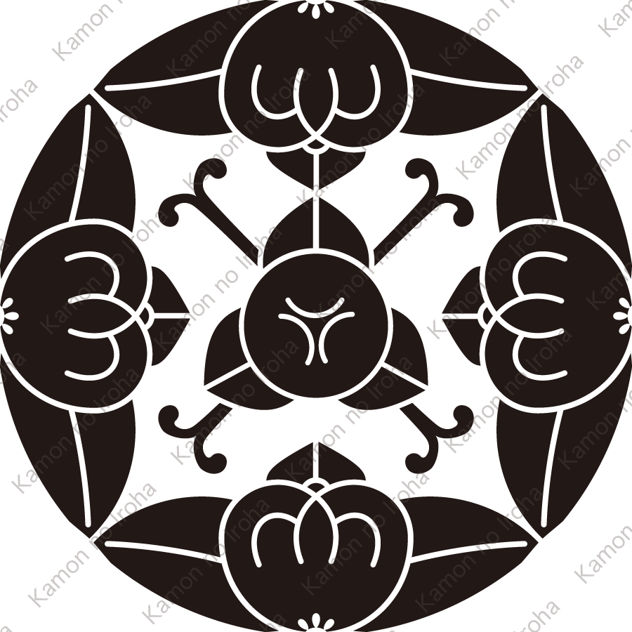 橘浮線綾崩し紋