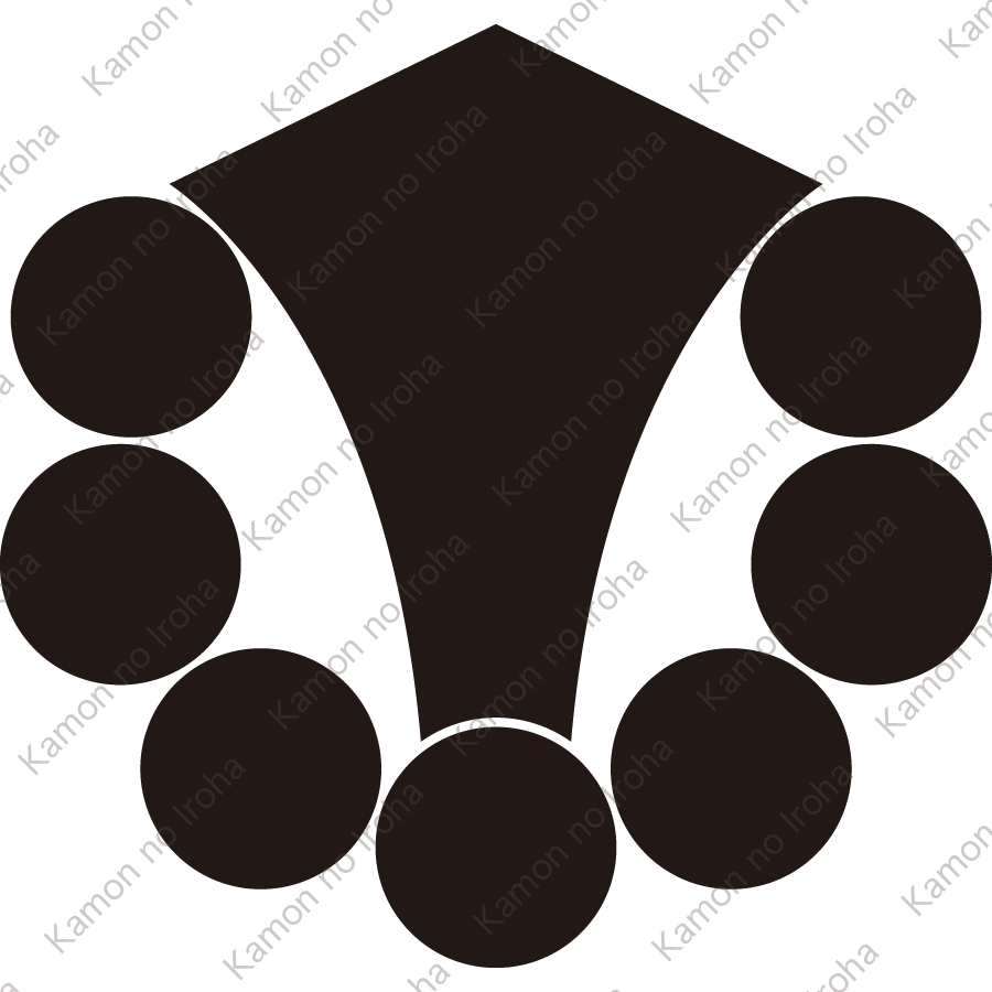 立ち剣に七つ星紋