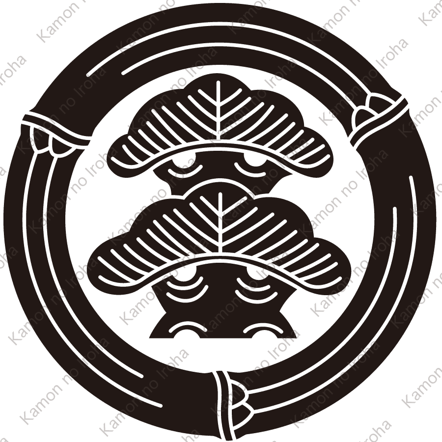 竹輪に二階松紋