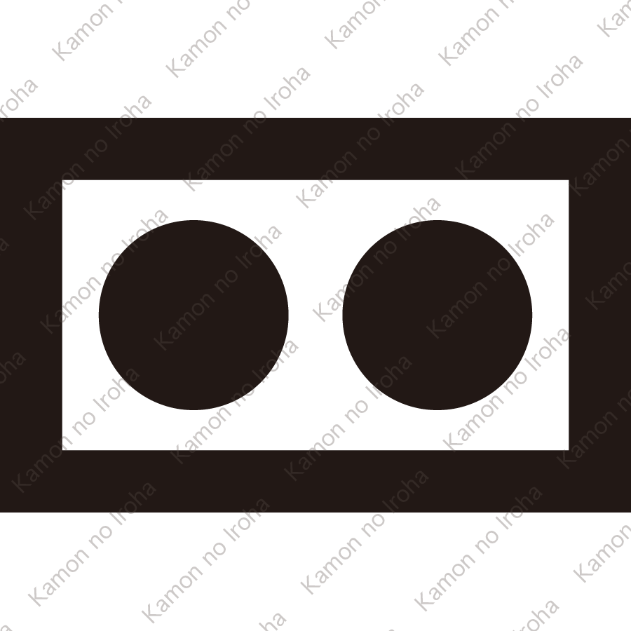 垂れ角に二つ星紋