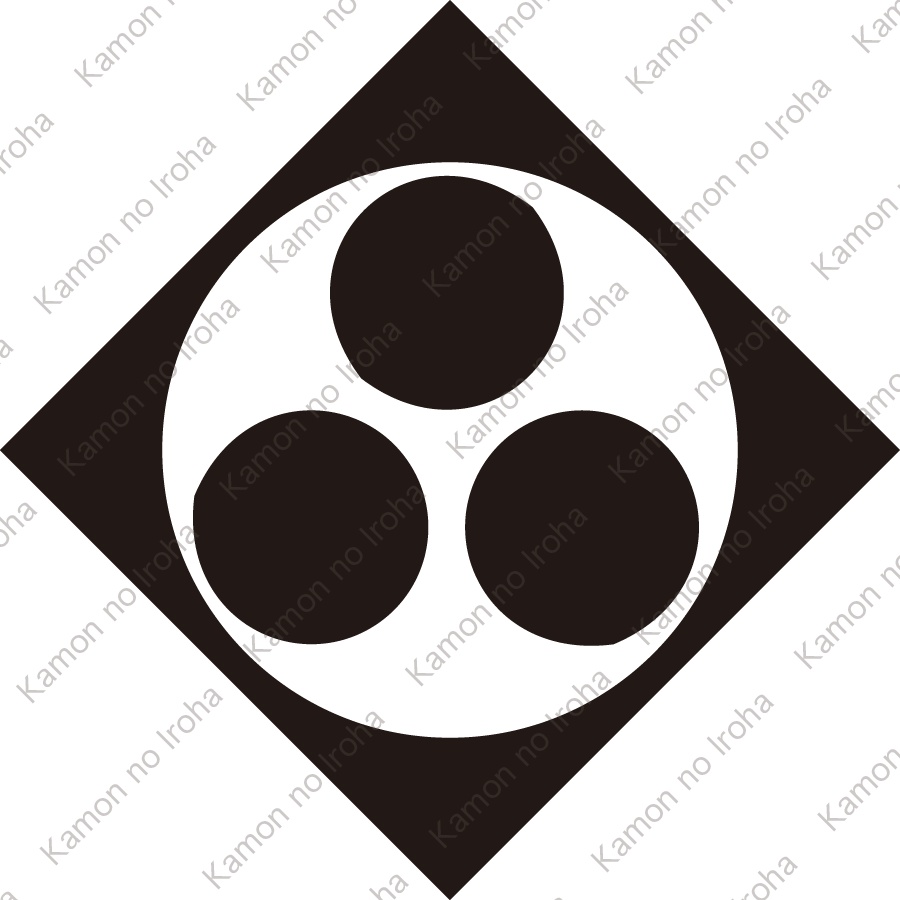 鉄砲角に三つ星紋