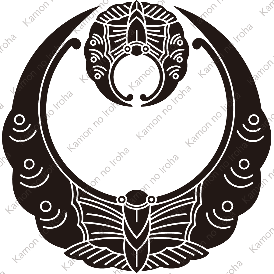 月星型浮線蝶紋