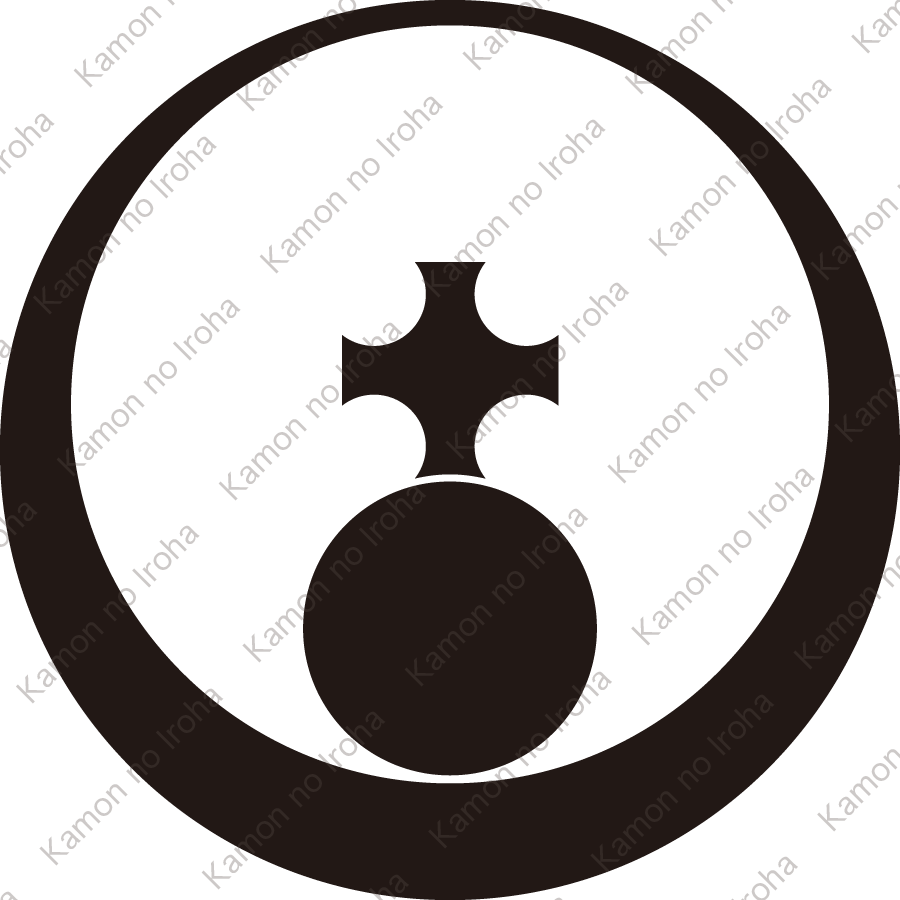 月輪に星に久留子紋