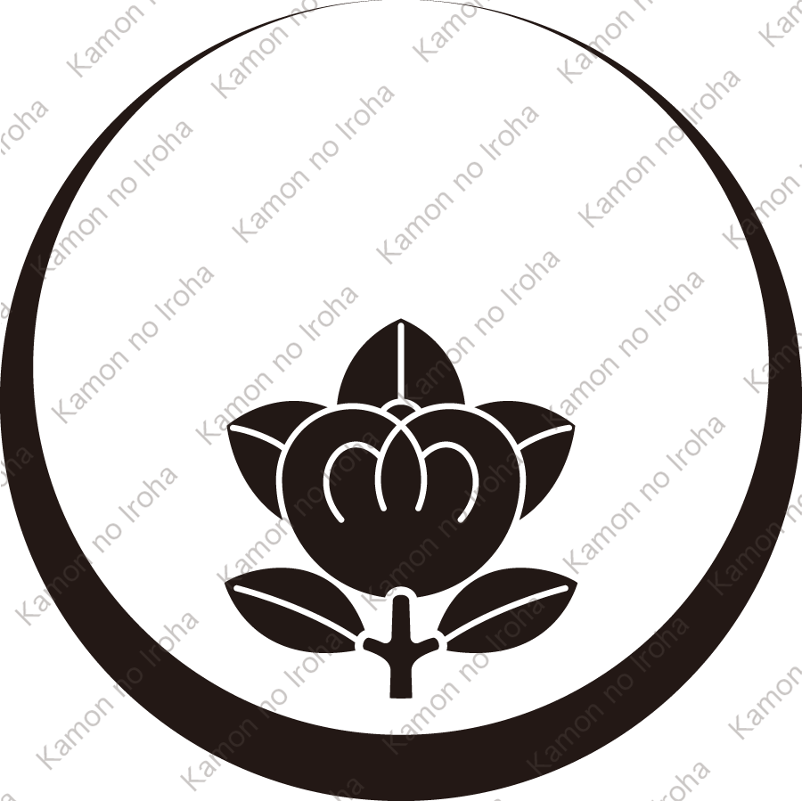 月輪に総覗き橘紋