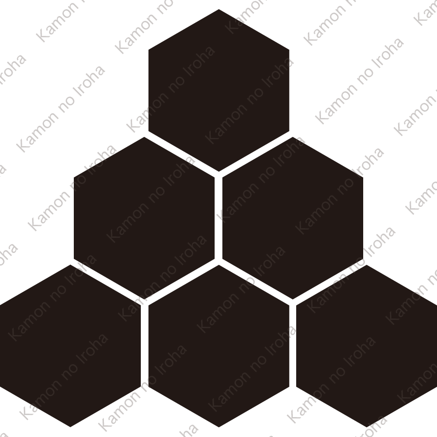 積み日向亀甲紋