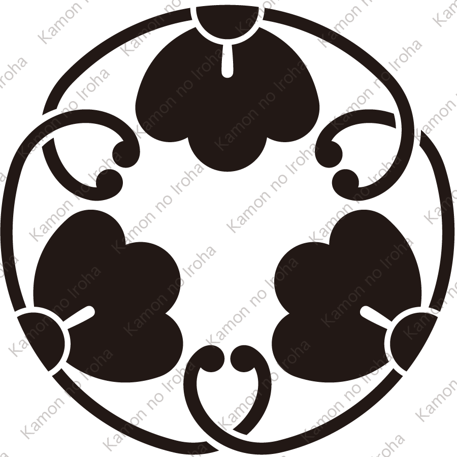 蔓結び花菱崩し紋