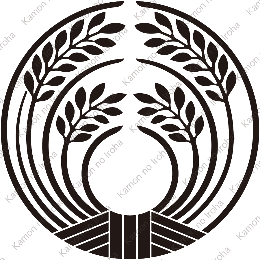 遠江横須賀藩西尾氏の替紋、旗本稲生氏