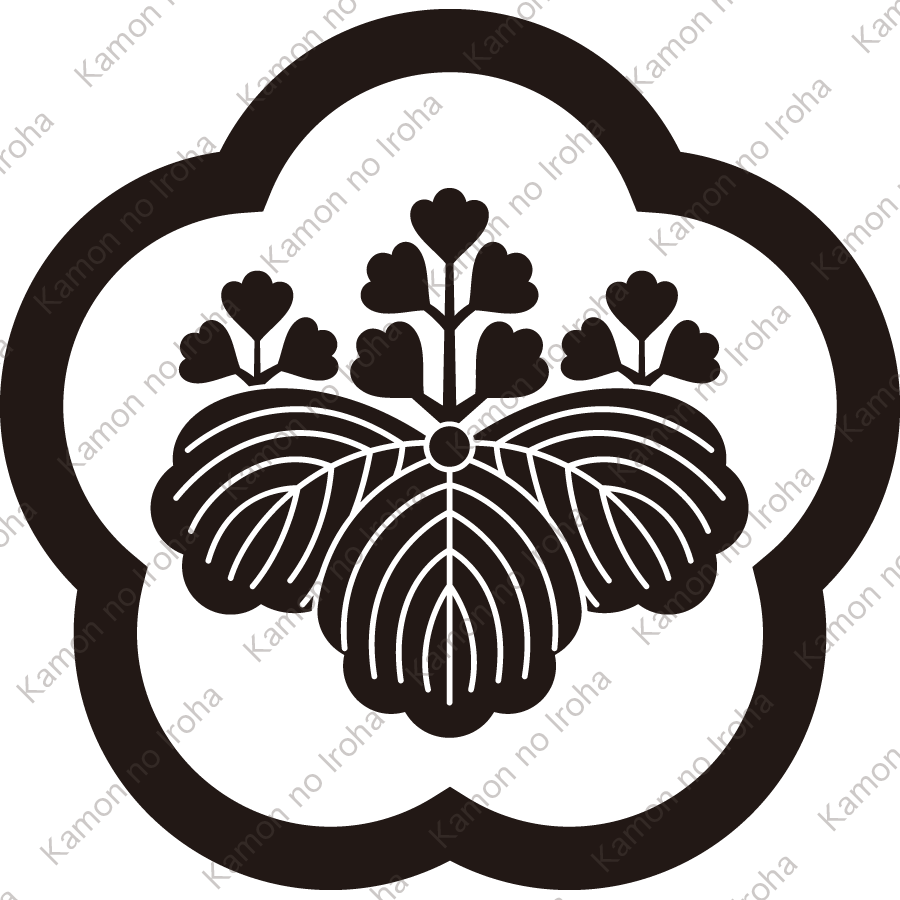 梅輪に五三桐紋