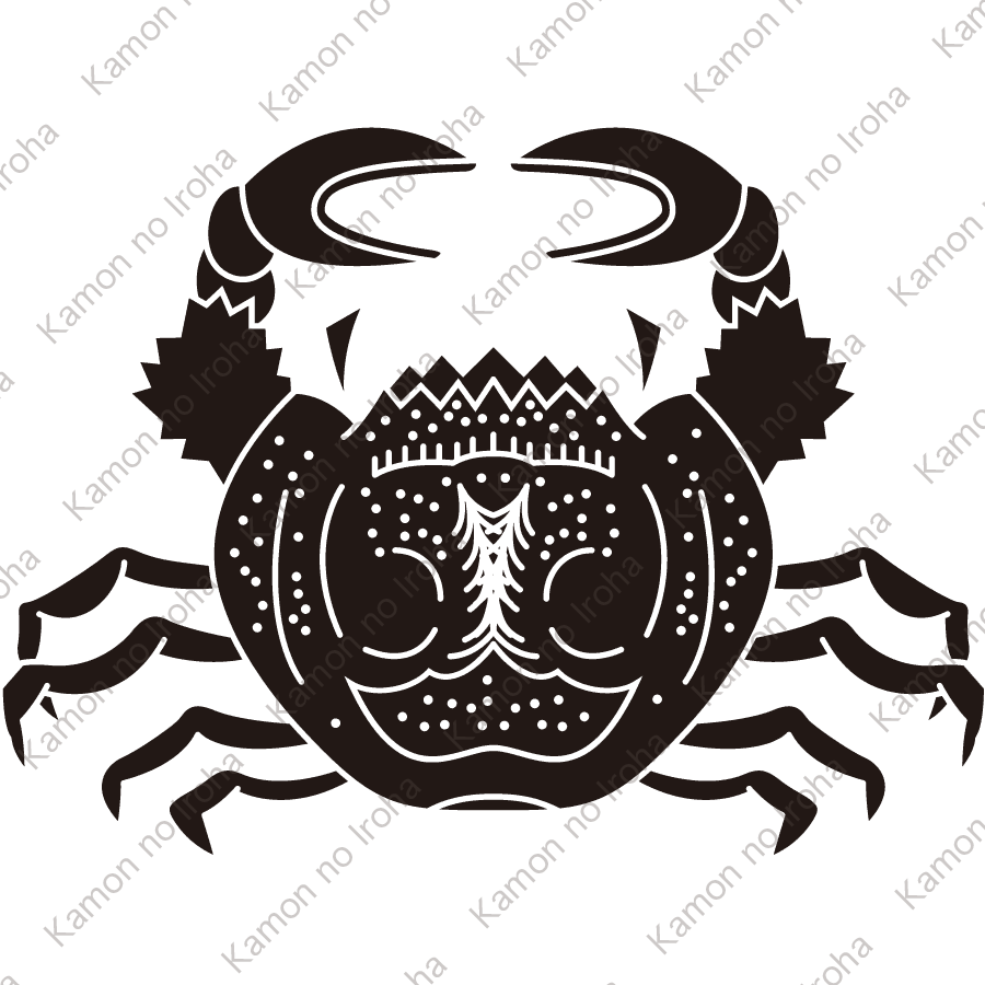 海蟹紋