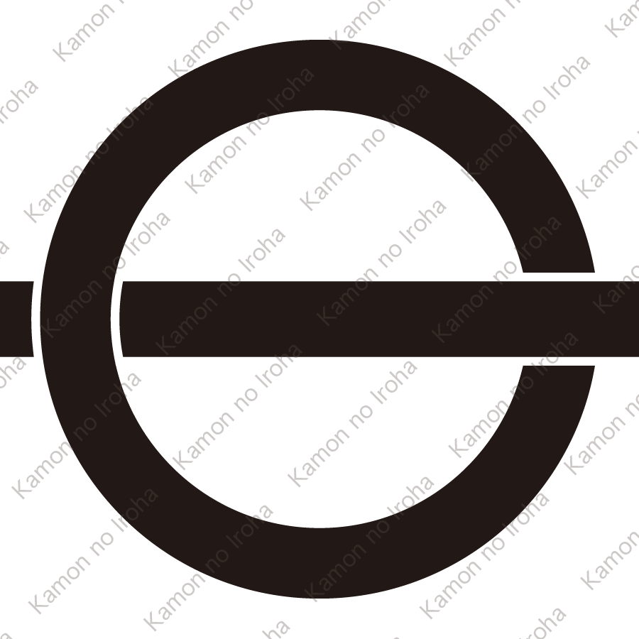 輪貫き一つ引き紋