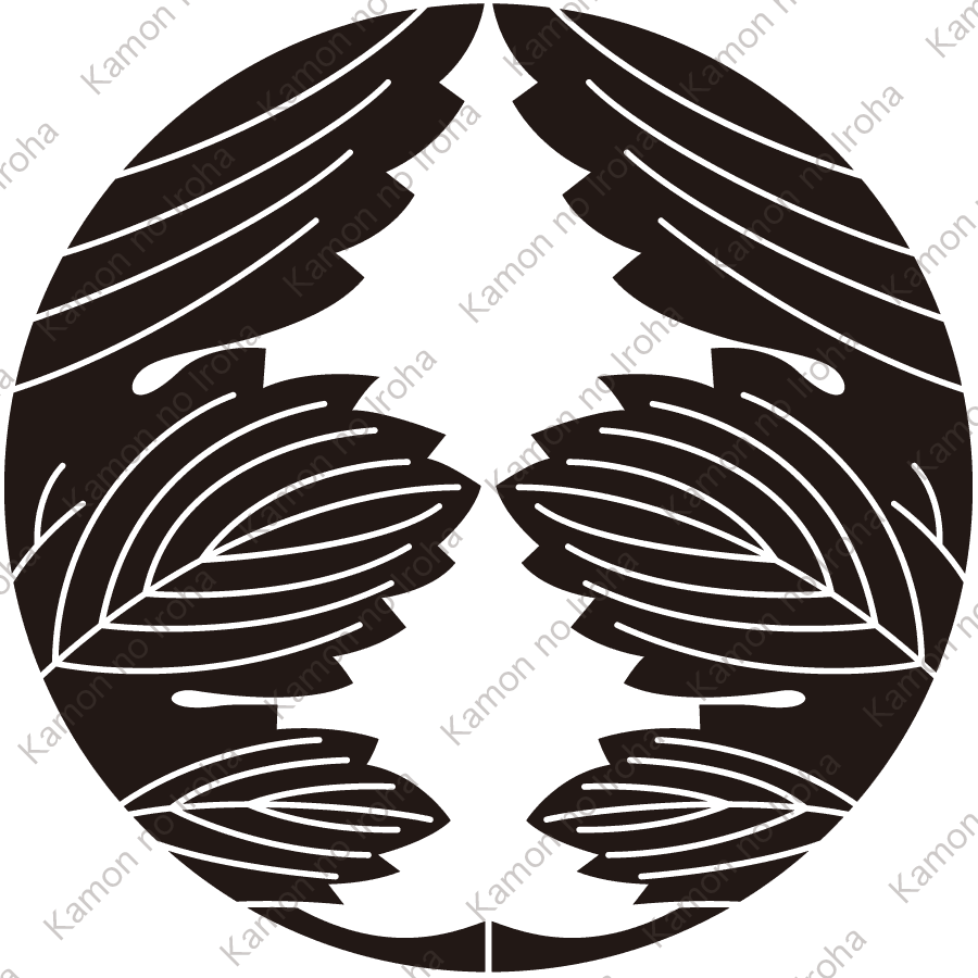 割り鬼梶の葉紋