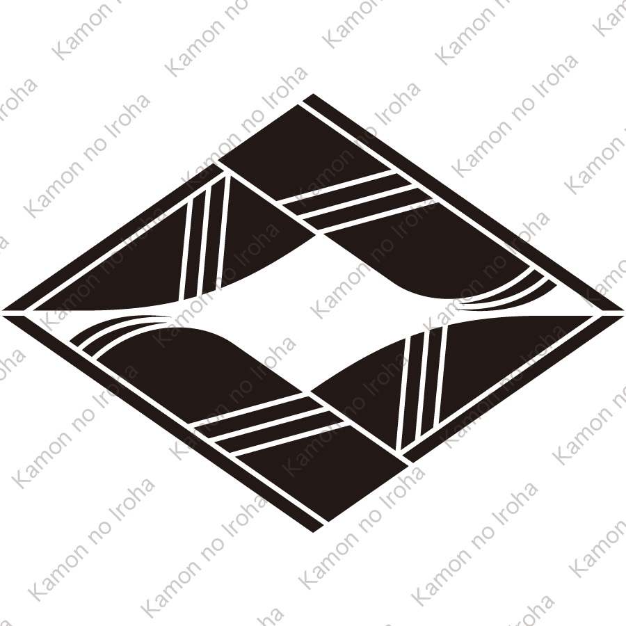 割り鷹の羽菱紋