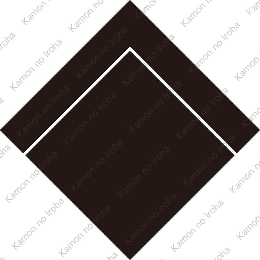 山形に一つ石紋