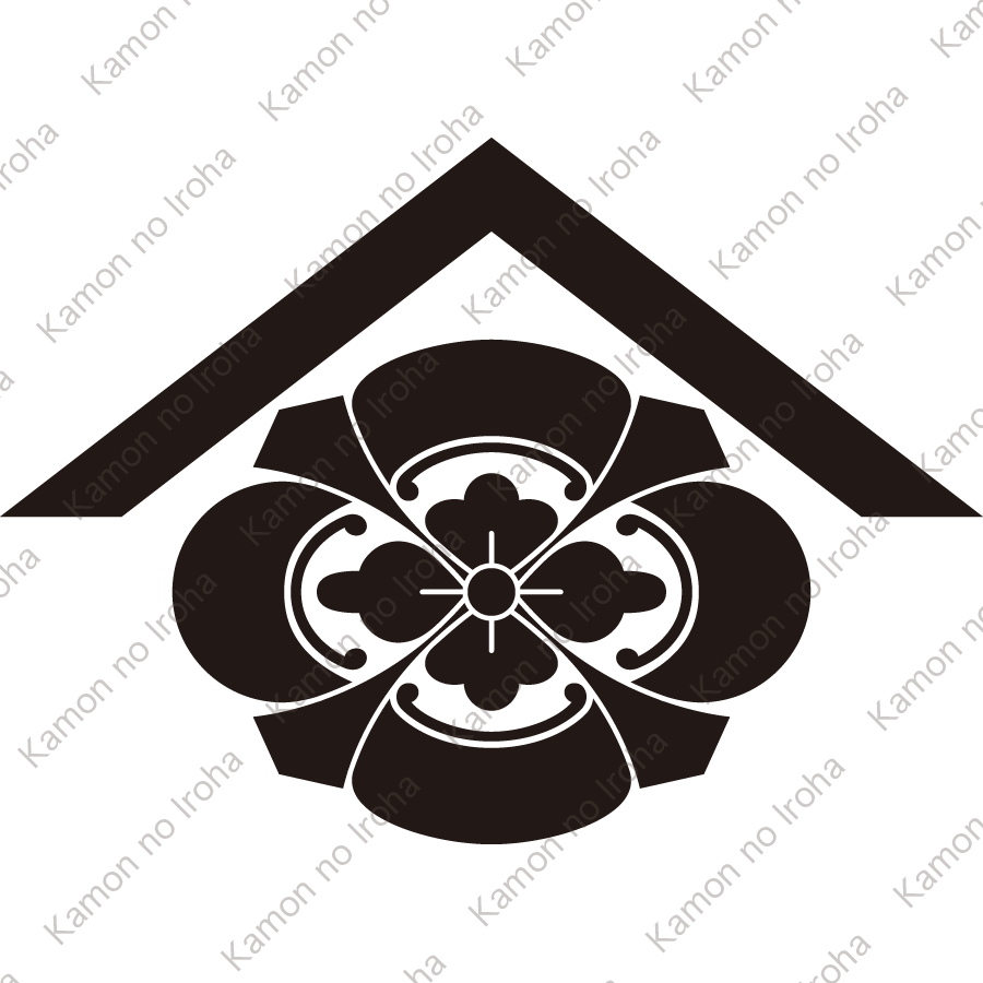 山形に剣木瓜紋