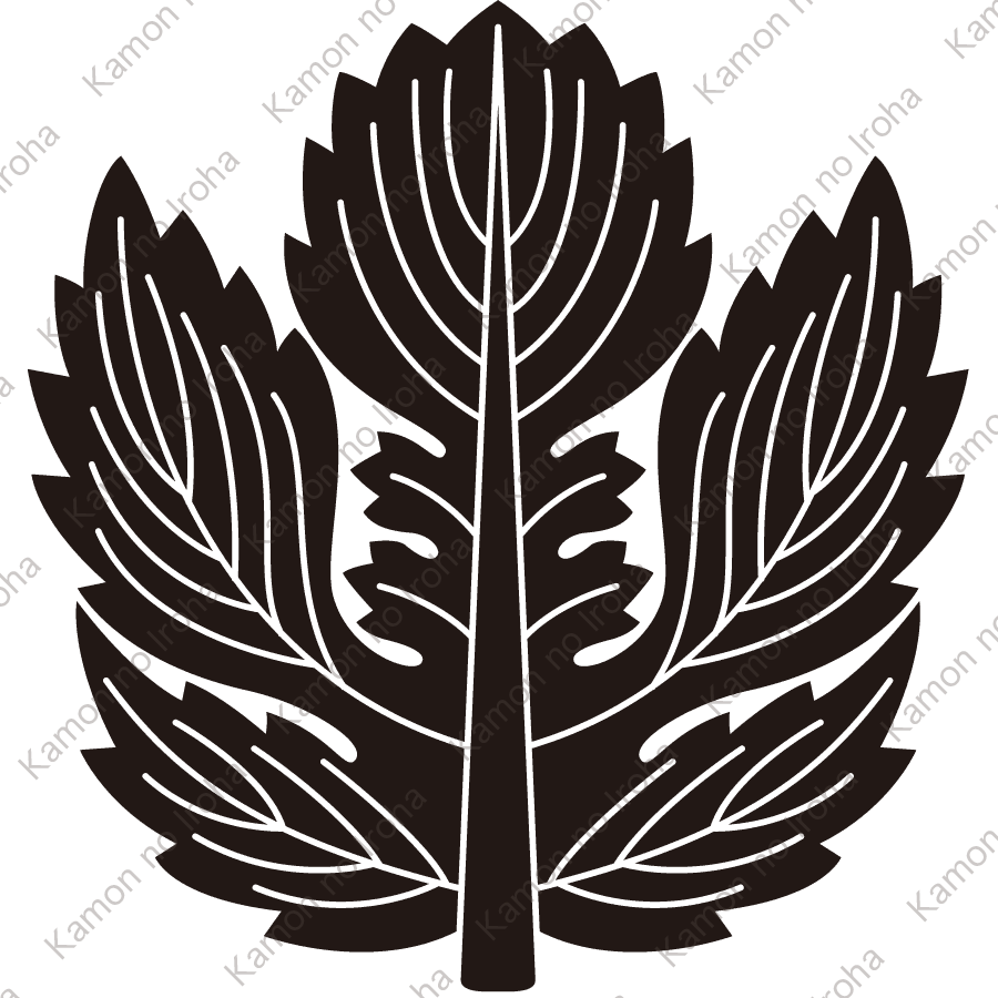 痩平戸梶の葉紋