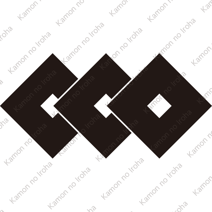 横重ね三つ釘抜紋