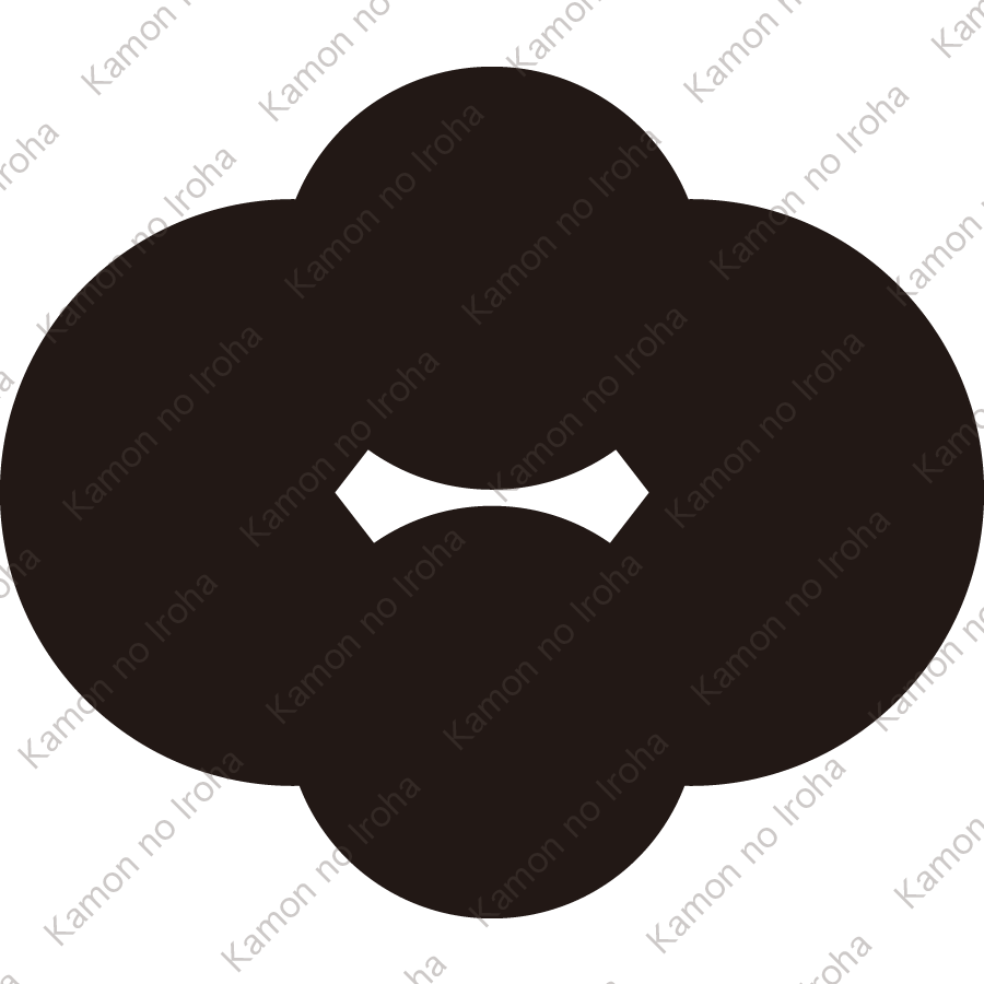 横持ち合い洲浜紋