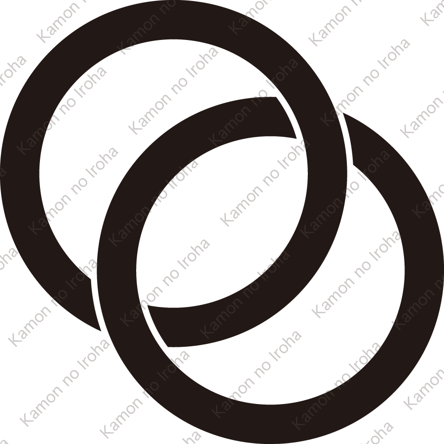 寄せ掛け輪違い紋