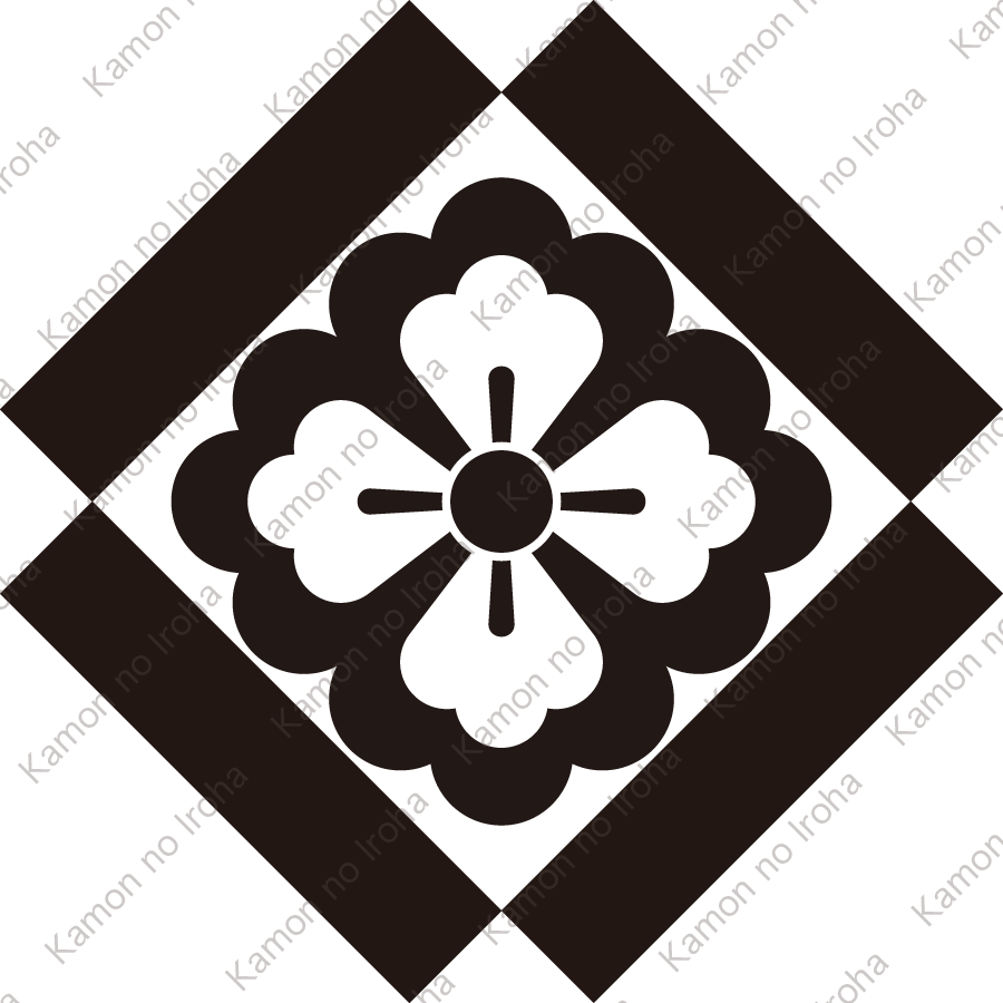 寄せ角に太陰花角紋
