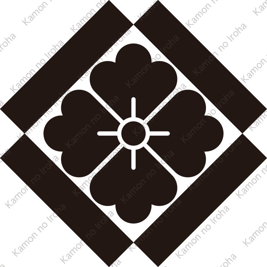 寄せ角に花角紋