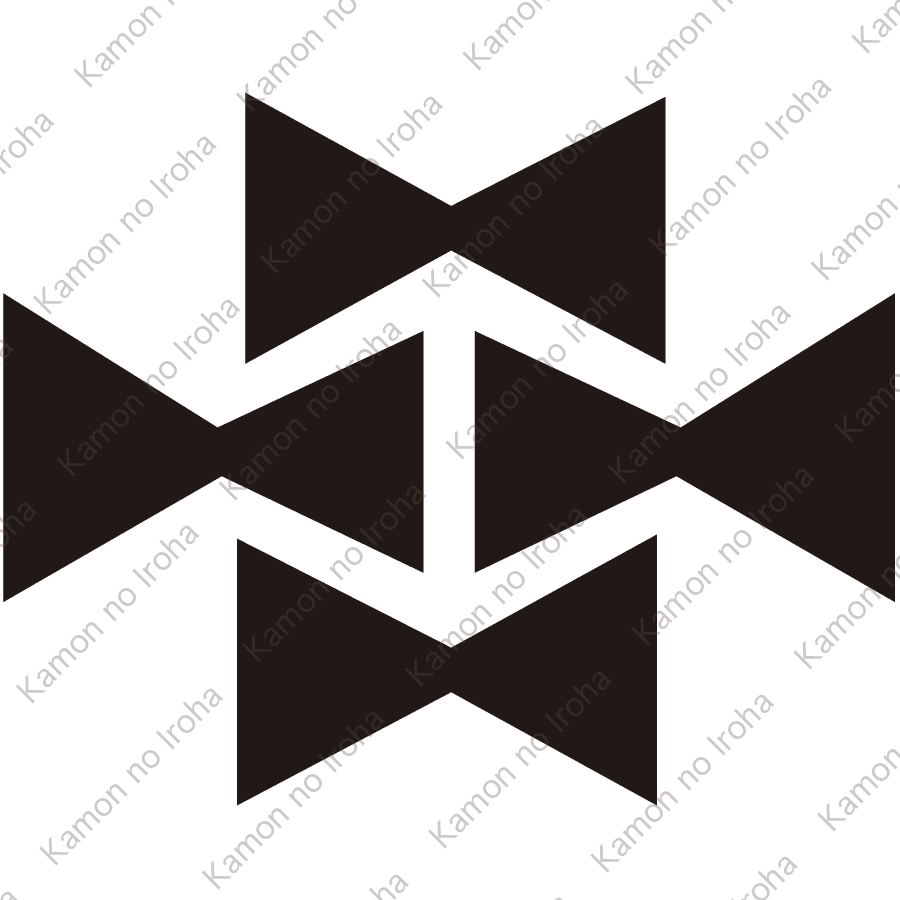 四つ入子輪鼓紋