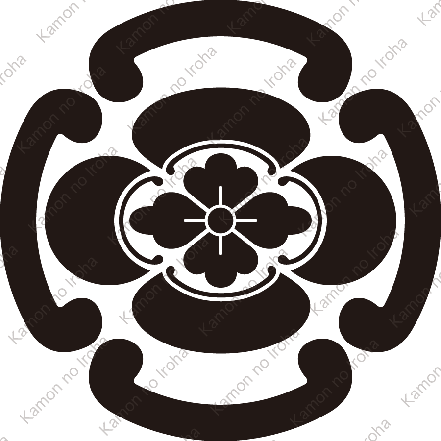 四つ鐶に木瓜紋