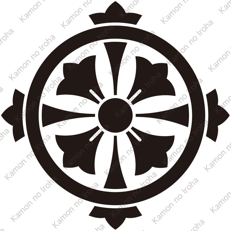 四つ子持ち花久留子紋