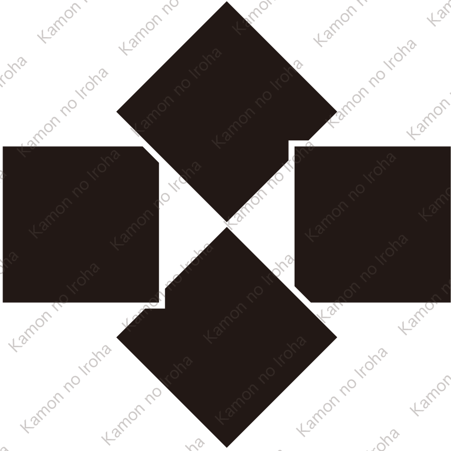 変り重ね四つ石紋