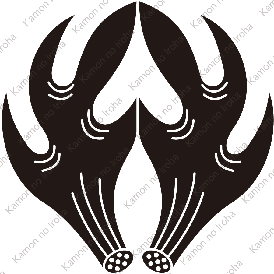 四つ又抱き角紋