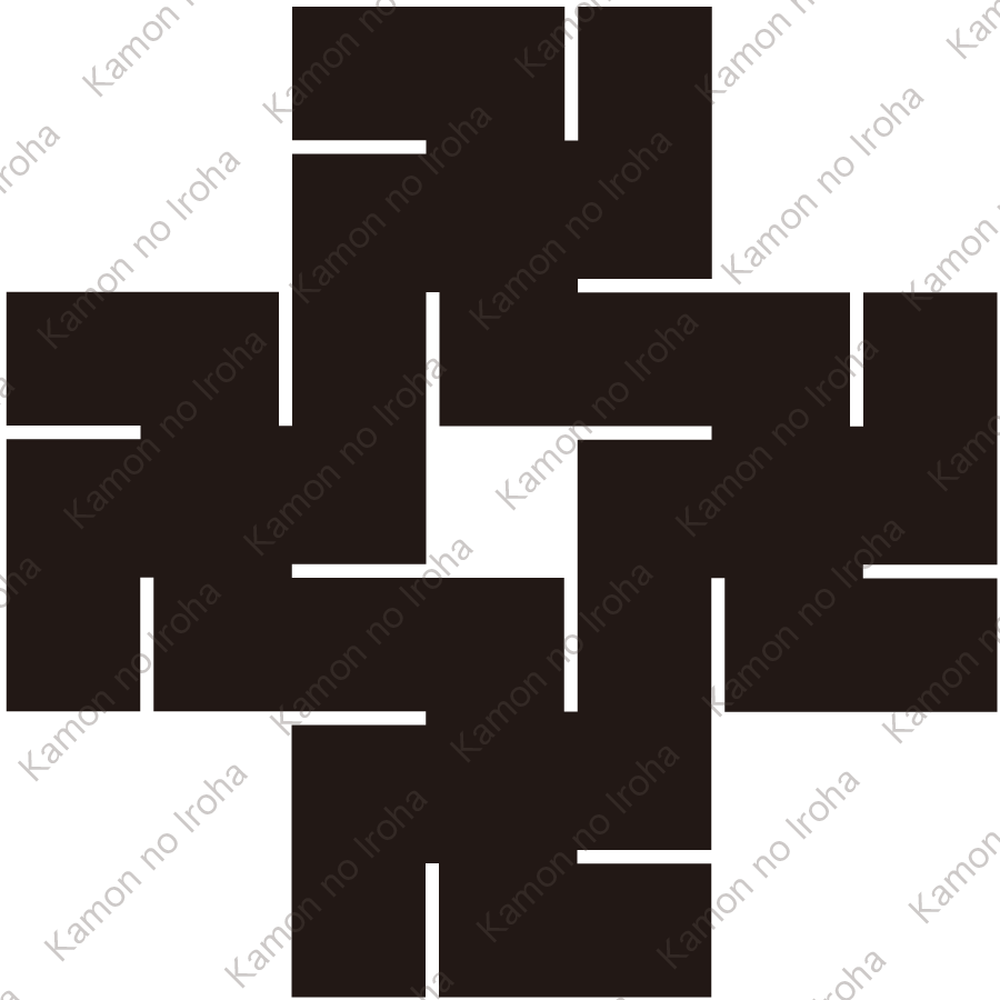 四つ持ち合い万字紋