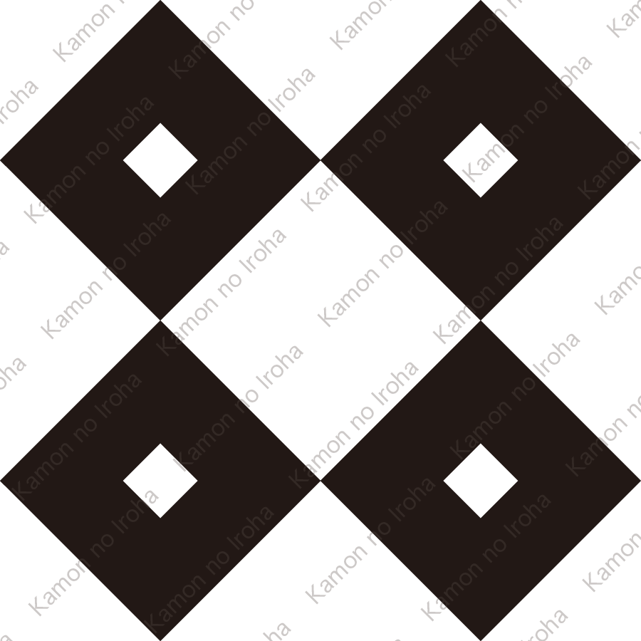 四つ繋ぎ釘抜紋