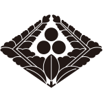 上り藤菱に三つ星紋