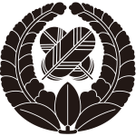 上り藤に違い鷹の羽紋