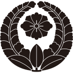 上り藤に剣花菱紋