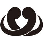 足上げ二つ巴紋