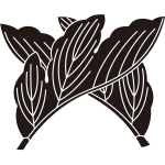 違い割り菊の葉紋