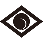 中菱に左一つ巴紋