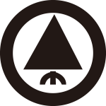 中太輪に一つ鱗杉紋