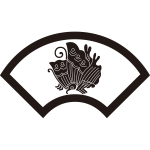 中陰地紙に揚羽蝶紋