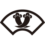 中陰地紙に違い丁子紋