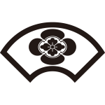 中陰地紙に木瓜紋