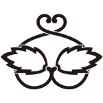 中陰二つ蔓鬼柏紋