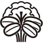 中陰二重雪持ち熊笹紋